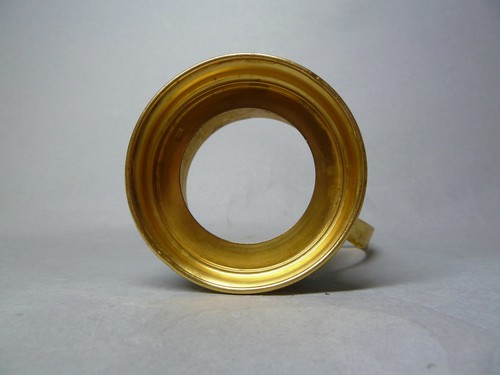 (A0605) Jugendstil Cloisonne Teeglashalter, buntes Blattdekor, blauer Fond - Picture 4 of 4