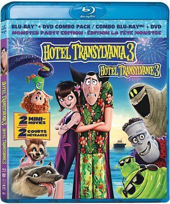 Hotel Transylvania 3: Summer Vacation (Blu-ray/DVD, Region A/1) Brand New!