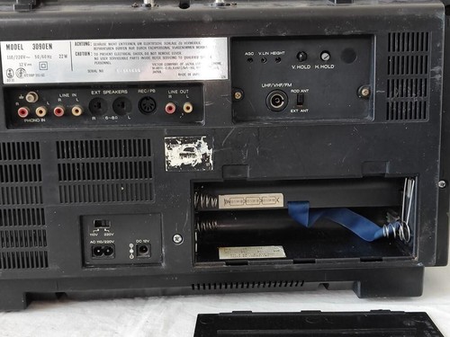 Vintage JVC 3090EN Boombox Ghettoblaster Cassette Radio TV - Super Rare - Picture 11 of 14