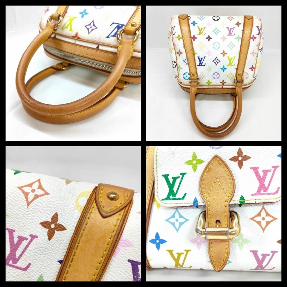 Louis Vuitton Bolso Takashi Murakami Priscilla Multicolor Blanco Foto 3 de 4