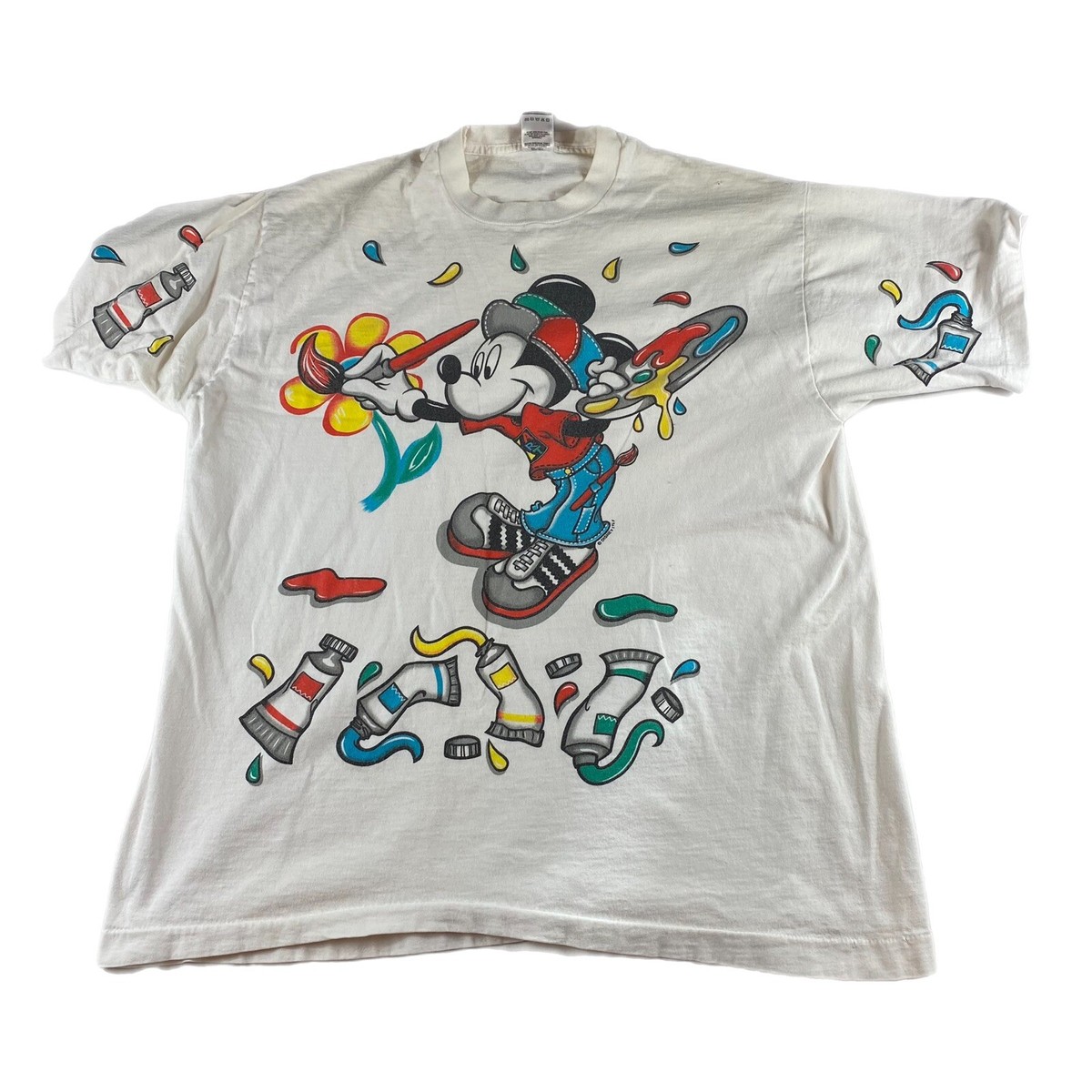 Vintage Disney 1967 Mickey Mouse T-Shirt Single Stitch Mickey