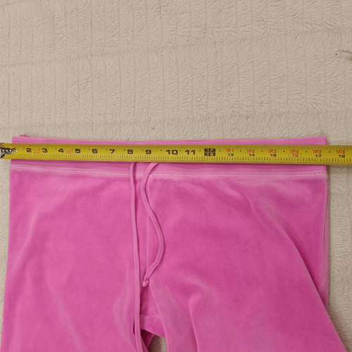 Pink Juicy Couture Tracksuit Matching Set XL Jacket Pants Bling Logo Vintage Y2k - Picture 22 of 24