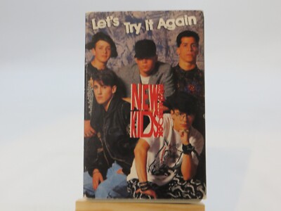 NEW KIDS ON BLOCK - LET'S TRY IT AGAIN (Cassette Tape, 1990) CBS Records *