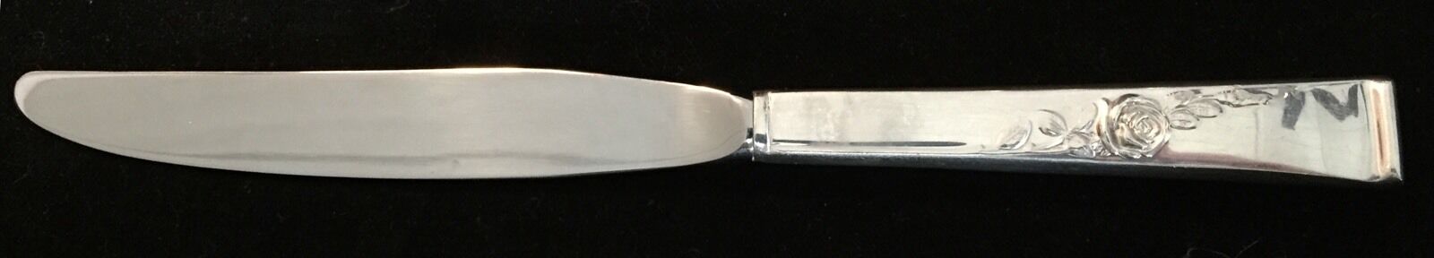 Sterling Silver Flatware - Reed And Barton Classic Rose Regular Knife Modern