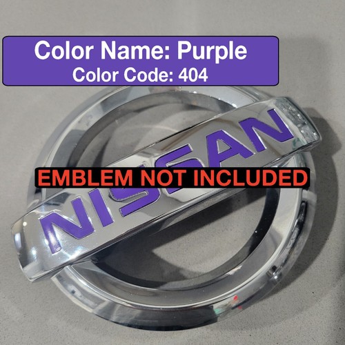 Front Emblem Vinyl inlays FOR 2005-2021, Nissan Frontier. Emblem NOT included. - Picture 3 of 46