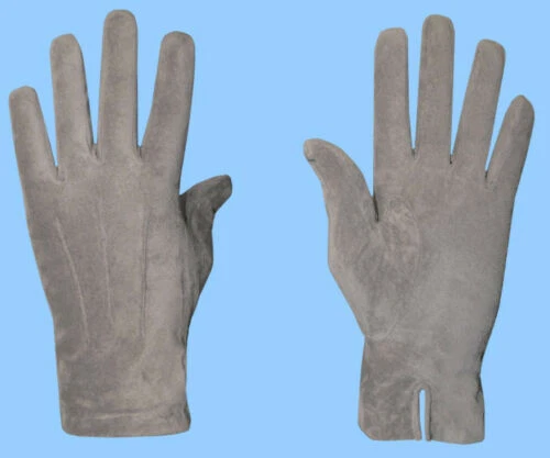 SUEDE LEATHER GLOVES-NEW MENS GREY GENUINE SUEDE LEATHER with CASHMERE LINING
Opens in a new window
