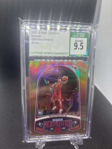 2019-20 Panini Chronicles Marquee Bronze Kevin Porter Jr #268 Rookie RC CGC 9.5