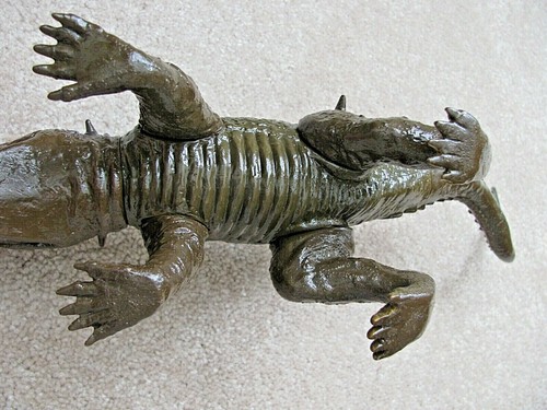Vintage X PLUS DAIEI BARUGON Hard Plastic Vinyl 15" Long War of the Monsters - Picture 9 of 11