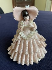Vintage 1950's Heirlooms of Tomorrow Porcelain Lace Figurine “Lynn” Made in USA