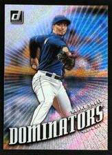 2019 Donruss Blake Snell #D10 BASEBALL Tampa Bay Rays Dominators Diamond