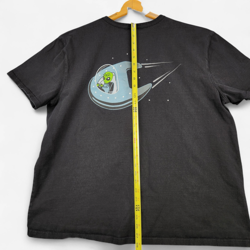 Champion UFO Alien T Shirt Mens 2XL Black Flying Saucer X Files Logo Tee - Picture 7 of 8