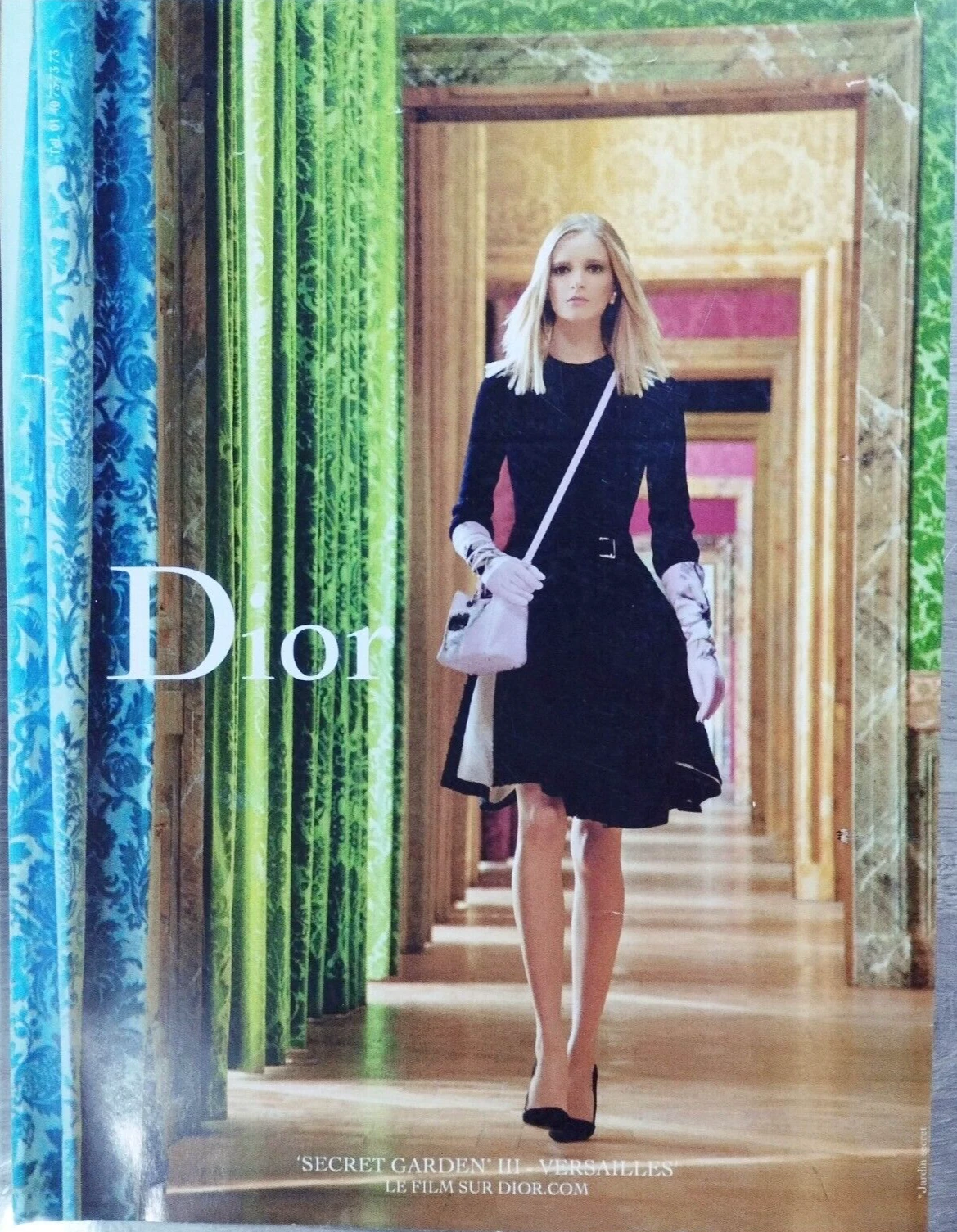 Dior SAC Femme Créateur Mode Sac à Main Sac à Main Imprimé Publicité /BLANC