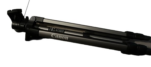 Canon Deluxe Photo Video Tripod QK Shoe Elevator Type 3 Way 1 Pan Handle & Case - Picture 4 of 7