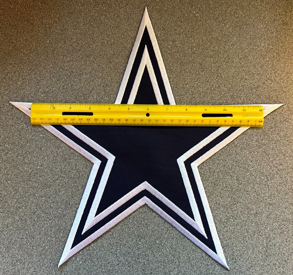 DALLAS COWBOYS NFL FOOTBALL VINTAGE HUGE 14" STAR LOGO TEAM PATCH eBay