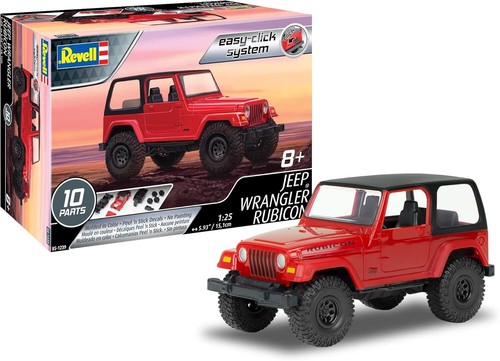 Kit maquette niveau 2 Easy-Click Jeep Wrangler Rubicon échelle 1/25 maquette par Revell