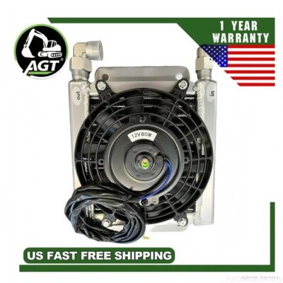 AGT Radiator Plus Hydraulic Fan for 1-1.8Ton Mini Excavators H12-QH12SRQ