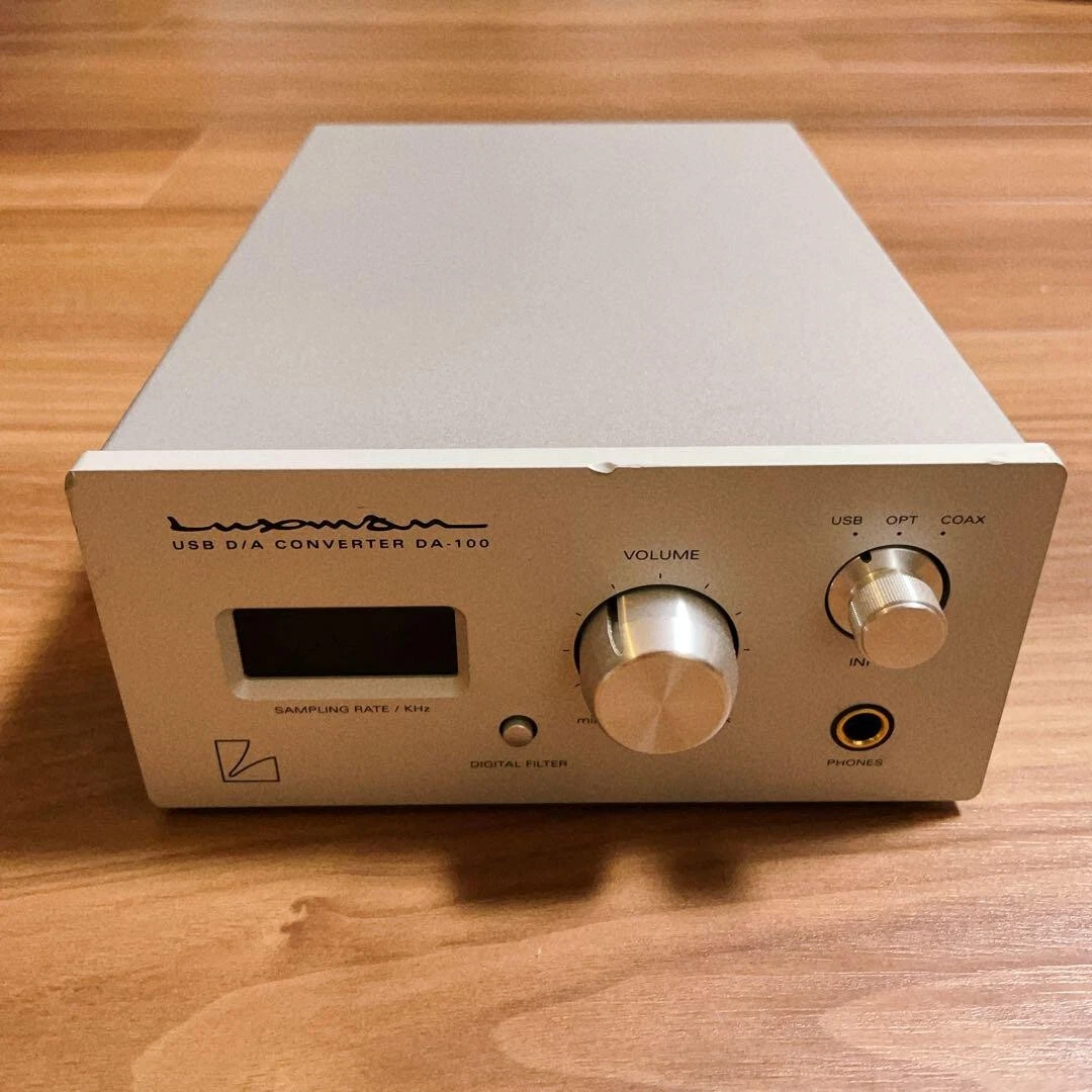 LUXMAN USB Digital/Analog Converter DA -100 DAC Silver Tested DAC Japan Used