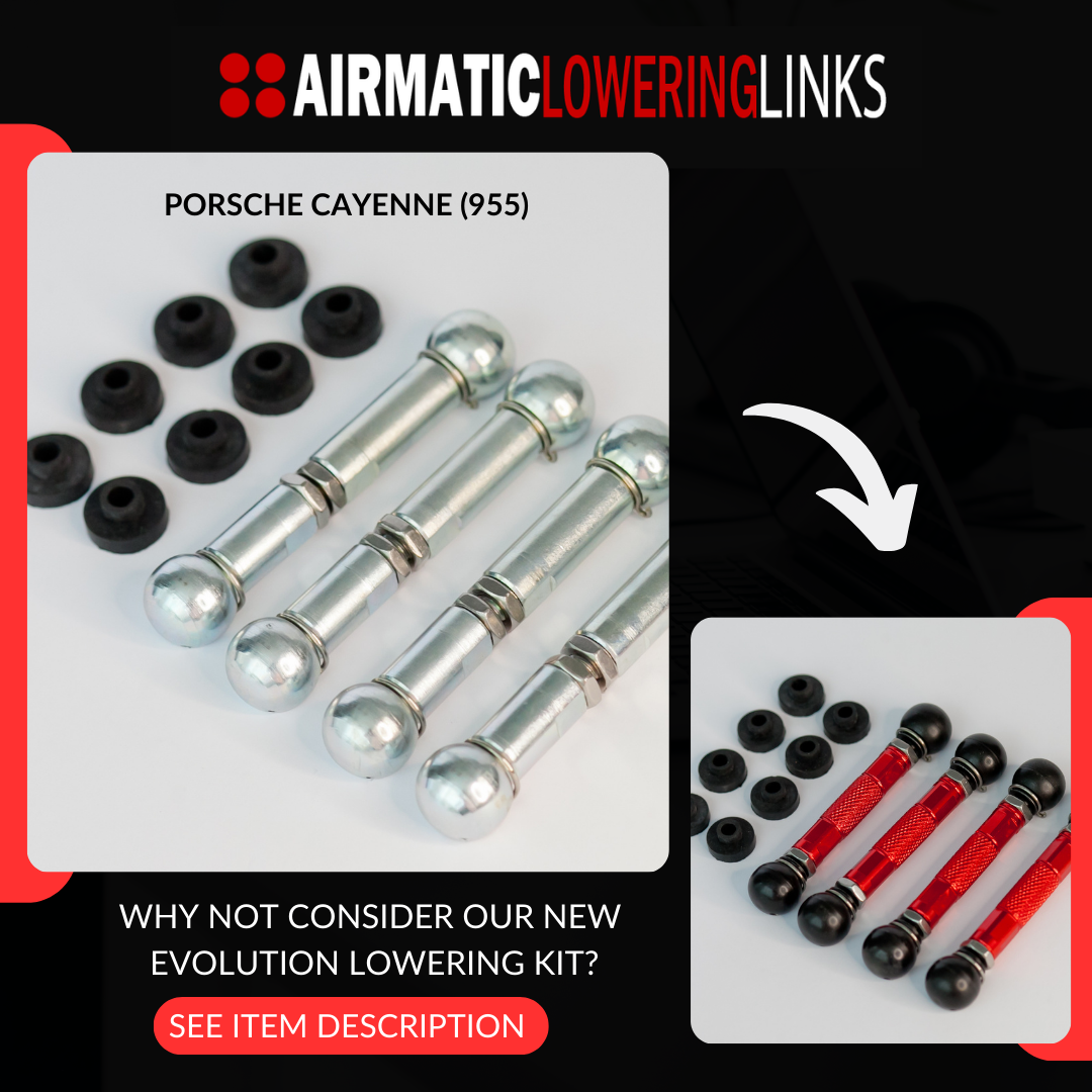 PORSCHE CAYENNE LOWERING LINKS KIT 955 957 958 (FULLY ADJUSTABLE
