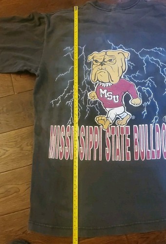 AMAZING VINTAGE THUNDER ISLAND MISSISSIPPI STATE LIGHTNING T-SHIRT MEN'S SIZE XL - Picture 9 of 12