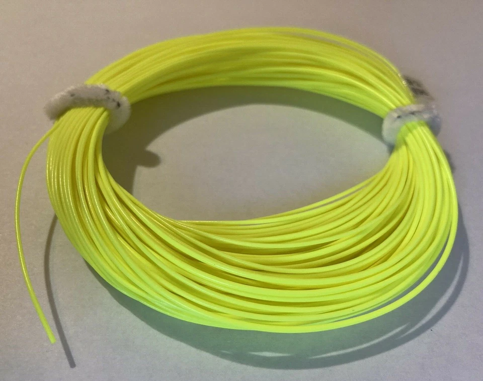 Nueva línea de pesca con mosca flotante WF 5WT (todo uso) amarillo fluoro - 100 pies  Foto 4 de 4