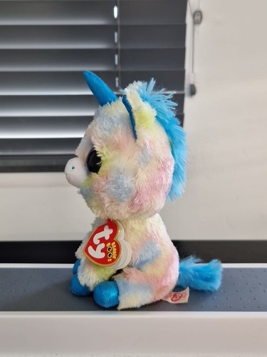 Blitz das Einhorn Ty Beanie Boos Glitzeraugen weich "7 Zoll Spielzeug Plüsch 2018 - Bild 3 von 6