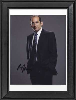 Peter Jacobson Autogramm mit Bilderrahmen Dr. House Transformers Navy CIS Ahoska