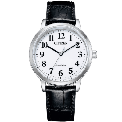 CITIZEN COLLECTION BJ6541-15A Eco-Drive Solar Watch Leather Band