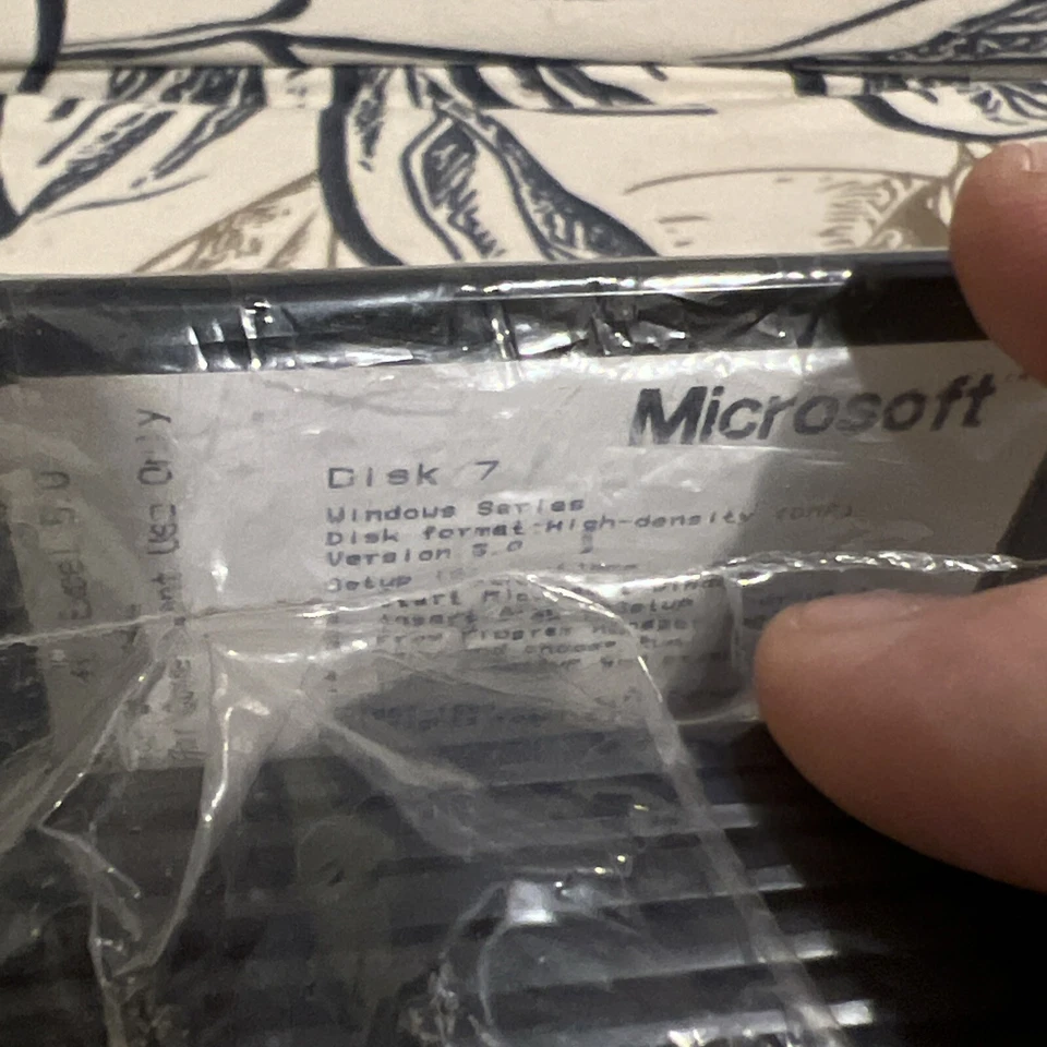 Microsoft Excel For Windows Ver 5.0 Set Of 7 3.5” Floppy Disks - Government RARE - Image 4 of 4