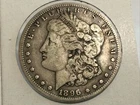 1896-S Morgan Dollar in fine
