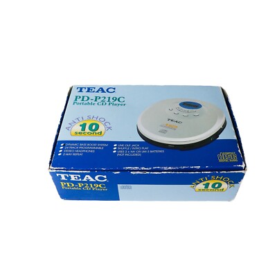 Teac PD-P219C Portable Cd Player with Box - Never used | eBay Australia
