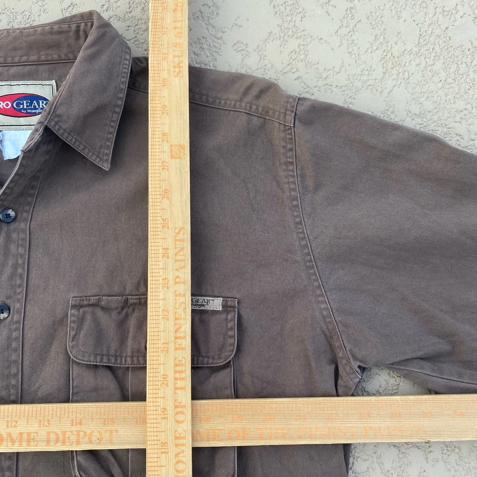 Camisa de tiro Progear by Wrangler almohadilla para el hombro marrón talla XL 17-17 1/2 Foto 4 de 4
