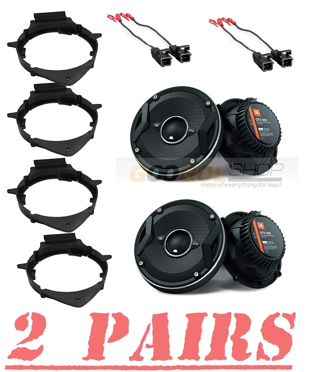 JBL GTO 2-Way 6.5 inch CAR Truck Front & Rear Door Speakers W