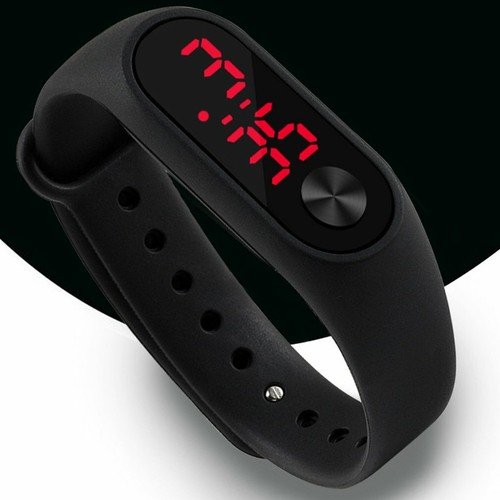 Orologio digitale Cinturino Silicone Sportivo Uomo Donna Unisex Quarzo |  eBay