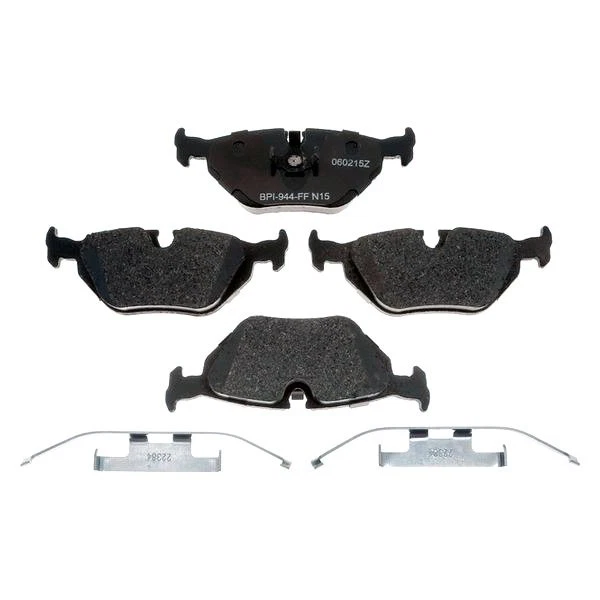 For BMW 328i 96-97 Raybestos R-Line Plain Rear Brake Kit w Semi-Metallic Pads Foto 2 de 4