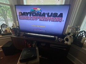Daytona USA + Daytona USA Championship Circuit Sega Saturn TESTED WORKING
