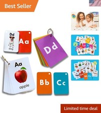 Alphabet Flash Cards with Upper and Lowercase Letters - Preschool Essential