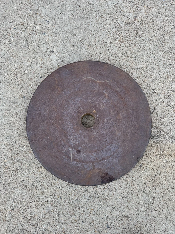 Vintage Ivanko Deep Dish 45 lb Single Plate Weight Olympic Barbell Vtg M Series - Image 3 of 3
