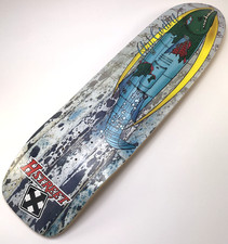 H-STREET SKATEBOARDS ART GODOY KILLER HYBRID BARRACUDA SKATEBOARD DECK USA MADE