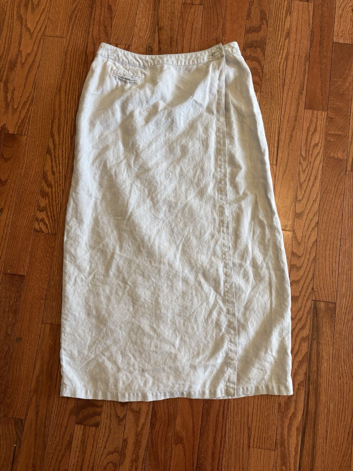 Women's Eddie Bauer Linen Skirt Size 10 Light Blue Pale Blue
Opens in a new window or tab