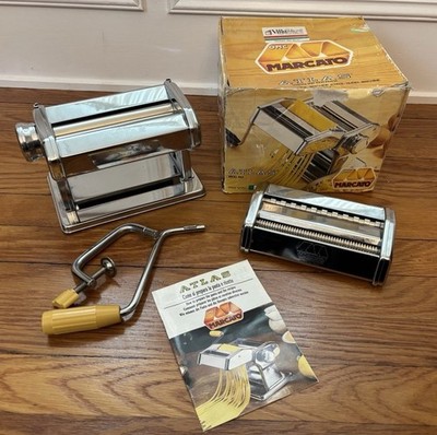 OMC Villa Ware Marcato Atlas 150 Pasta Maker Made It Italy Hand Crank