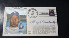 Ray Dandridge signed First Day Cover Envelope JSA Certified