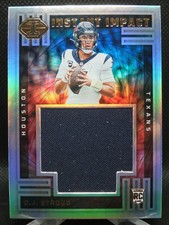 C.J. STROUD 2023 ILLUSIONS INSTANT IMPACT ROOKIE JUMBO MEMORABILIA CARD TEXANS