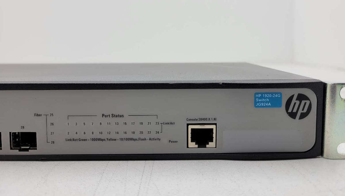 HP 1920-24G 24-Port Gigabit 4 SFP Ports Managed Network Switch P/N
