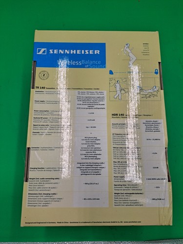 Sennheiser RS 140 Wireless HiFi Kopfhörer mit dynamischem Kompressionssystem NEU - Bild 3 von 4