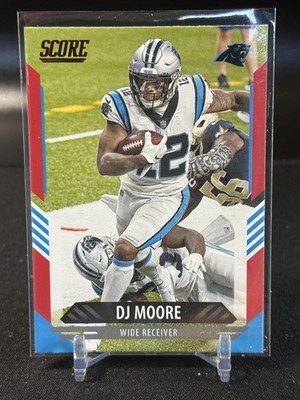 DJ Moore 2021 Score #202 Red Carolina Panthers A/5/4