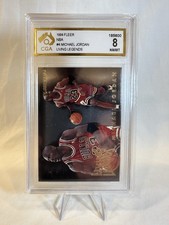 1993-94 Fleer NBA Michael Jordan Living Legends #4 CGA 8 NM/MT