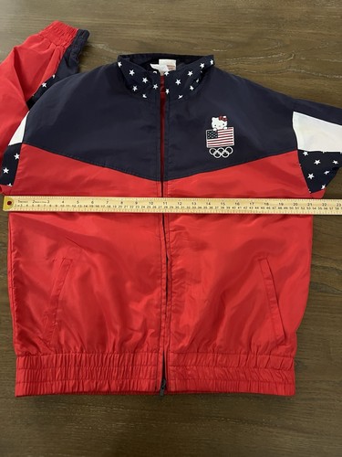 Hello Kitty x Team USA Windbreaker Jacket – Girls XL 14/16 – Olympic Sanrio - Picture 9 of 11