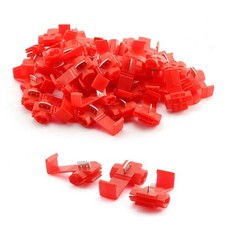 50pcs Scotch Lock Quick Splice Wire Terminals Cold Pressed Insulated Snap Loc...