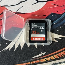 SanDisk Ultra 32 GB SD SDHC Memory Card  100 MB/s Works Used 32GB