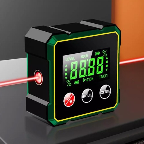 Magnetic Digital Angle Finder With Electronic Laser Gauge Protractor Inclinomete - Picture 2 of 14